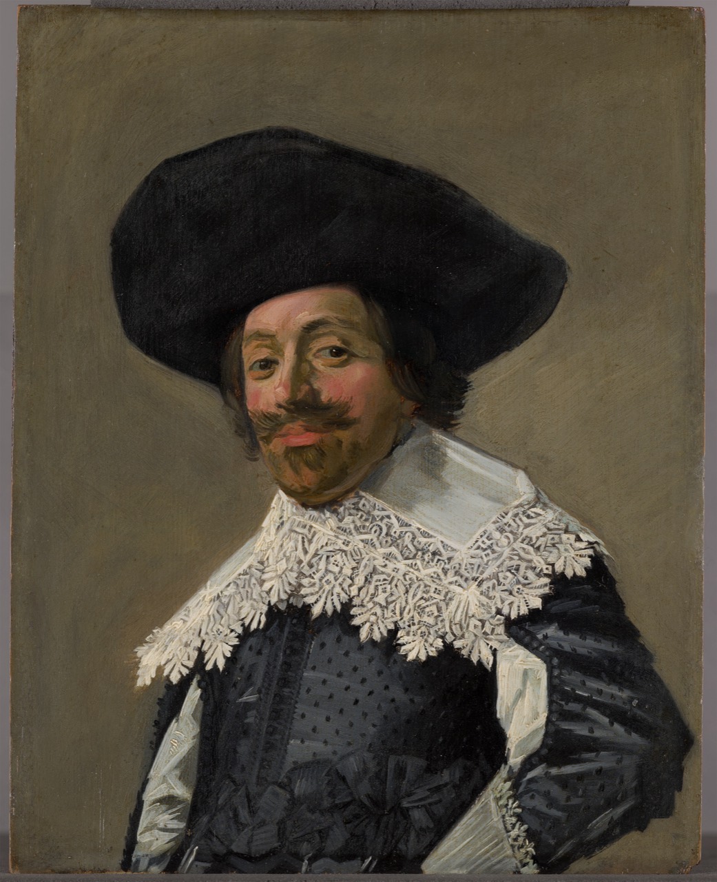 One of the ten across six themes · Frans Hals, Portrait of a Man (about 1634), in the portrait section. ⓒFrans Hals, Public domain, Wikimedia Commons