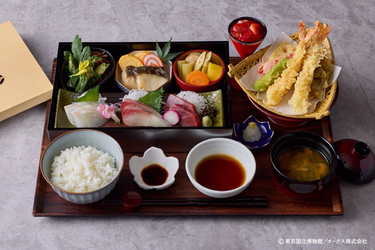3,800엔 · THE RESTAURANT 도쿄국립박물관의 도하쿠 고젠. ⓒ東京国立博物館·オークス株式会社