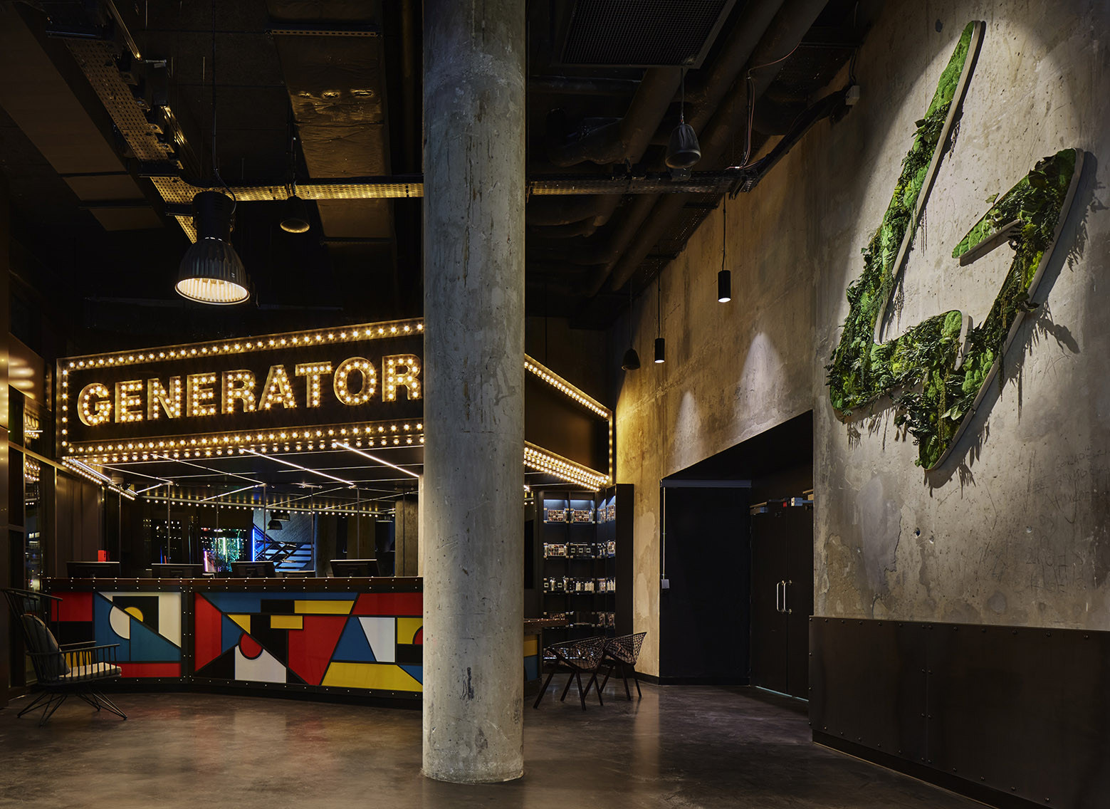 Generator 파리 로비 (ⓒDesignAgency / ArchDaily)