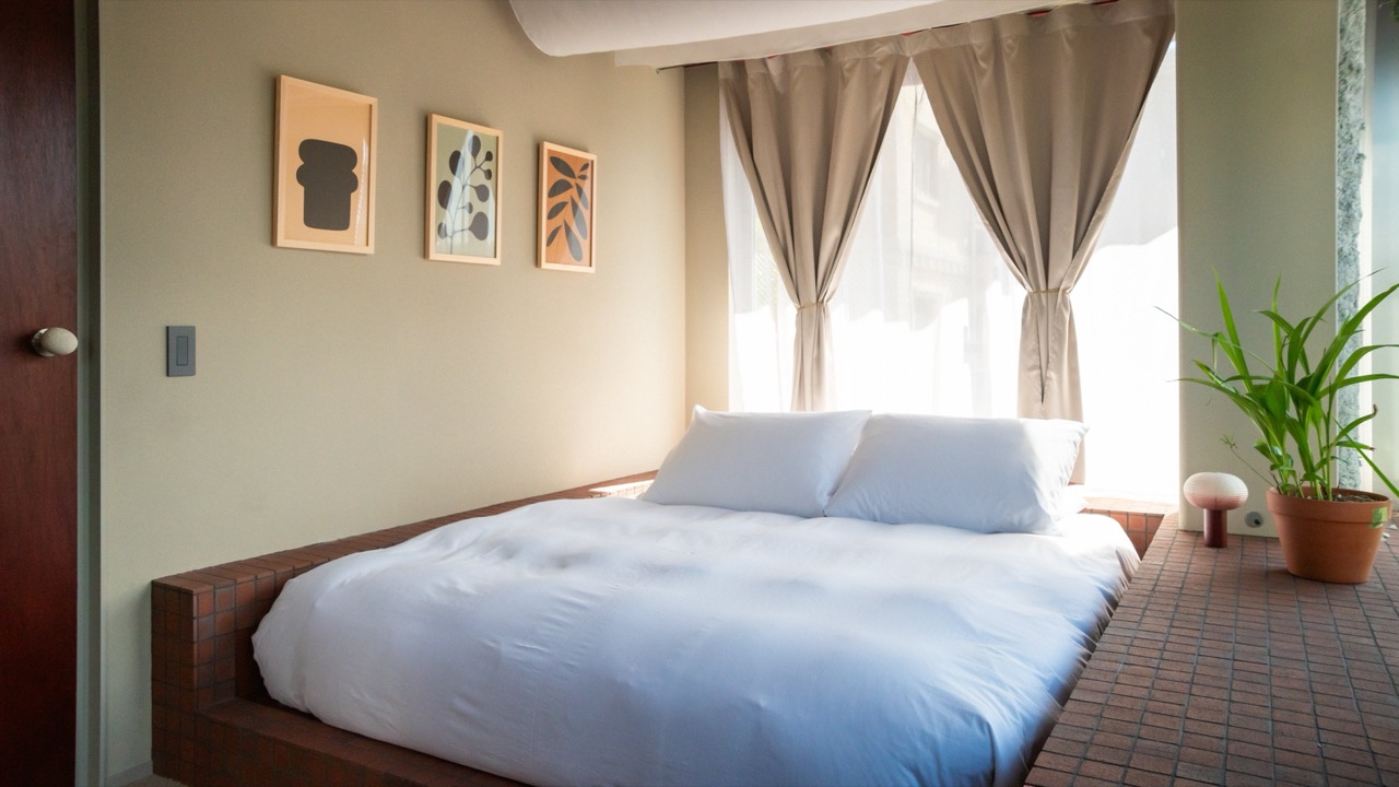 Park View Loft · 꼭대기 층 50㎡. 세금 포함 8만 750엔부터로, 방 14개 가운데 하나뿐이다. ⓒStaple