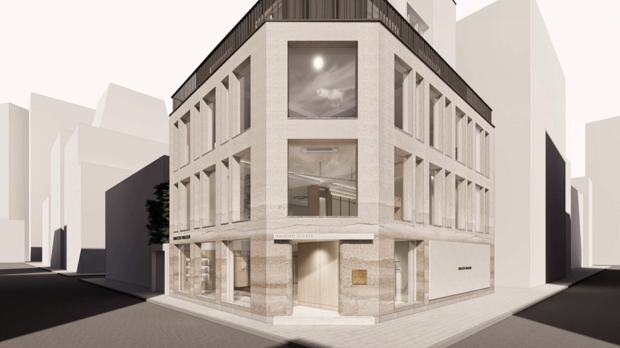 Two selling floors · Of the five floors, two carry product. ⓒBrochu Walker