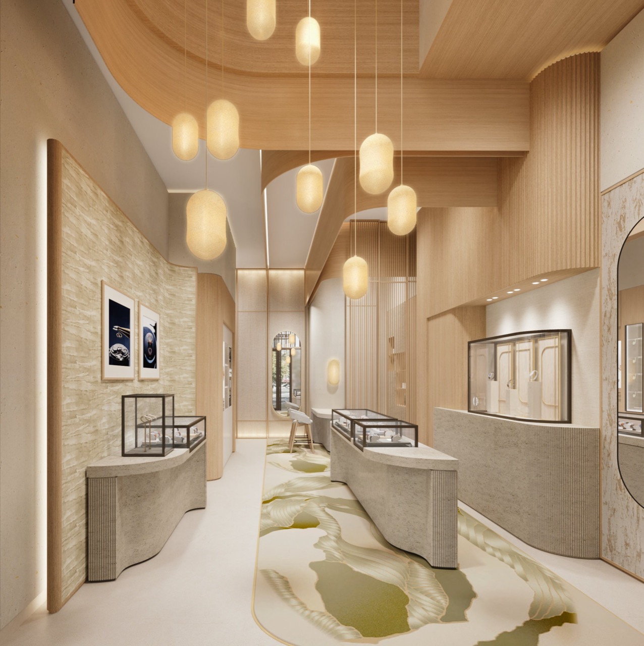 Ground floor · The most expensive floor goes to display and service. ⓒJaeger-LeCoultre / Richemont Japan