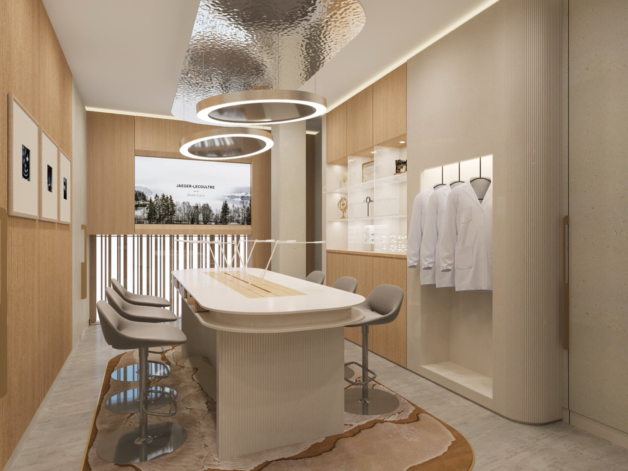 Fourth floor · The floor that sells nothing went on top. ⓒJaeger-LeCoultre / Richemont Japan