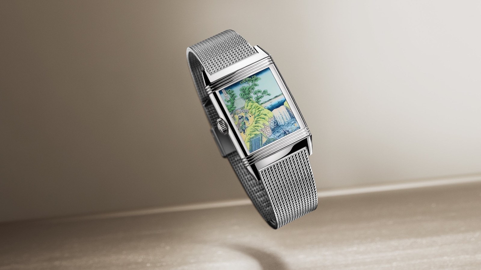 The 1931 solution · To hide the glass, the case was flipped whole. ⓒJaeger-LeCoultre
