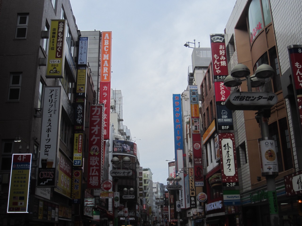 우다가와초 · 두 매장이 선 거리. 센터가이(センター街)라 불리는 구역이다. ⓒWikimedia Commons