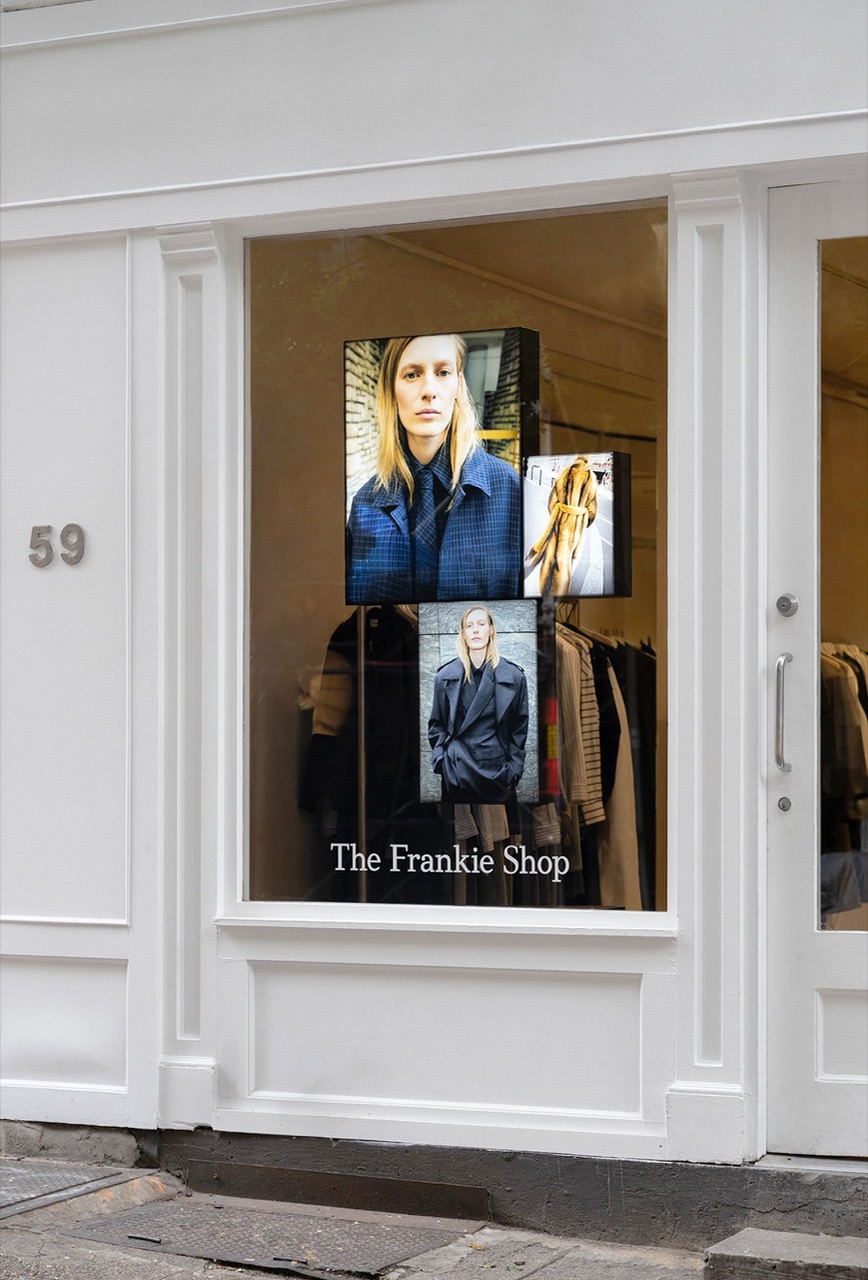 뉴욕 크로스비 스트리트 59번지 · 팝업으로 열었다가 상설이 된 소호 매장. ⓒThe Frankie Shop