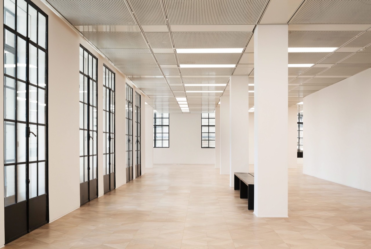 Floor · Relaid in the parquet pattern used by Bund buildings of the same period. ⓒgmp Architekten