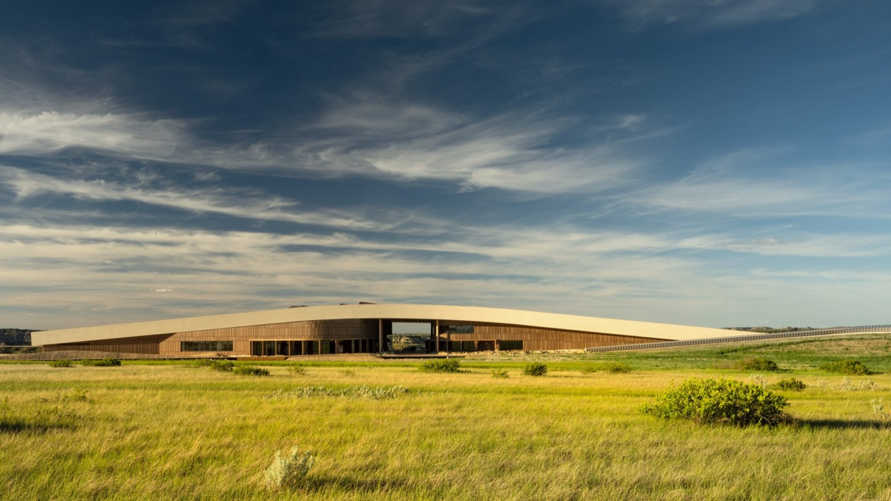 Opened July 4, 2026 · Sited off the crest so the ridgeline stays unbroken. ⓒDezeen